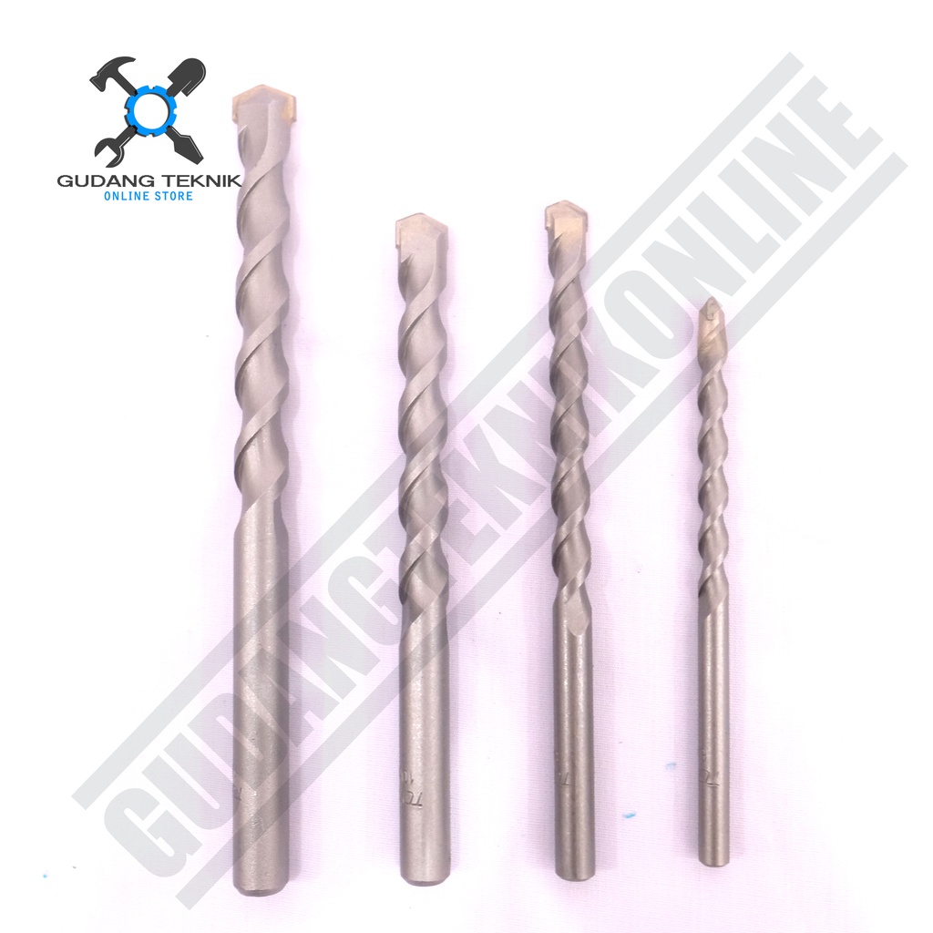 Mata Bor Beton 6mm 8mm 10mm 12mm TOTAL / Masonry Drill Bit TOTAL