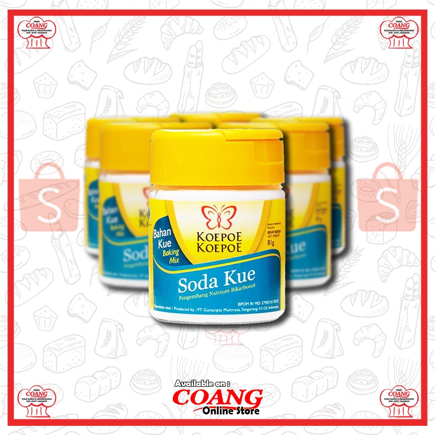 

KOEPOE SODA KUE 81 GRAM - BAKING SODA