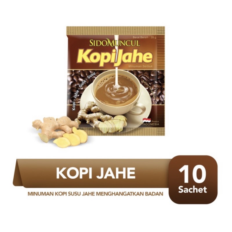 Sidomuncul kopi jahe per 10 sachet