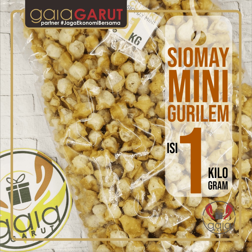 Gurilem Mini 1kg Siomay Kering Toping Baso Aci Cuanki Seblak Bisa