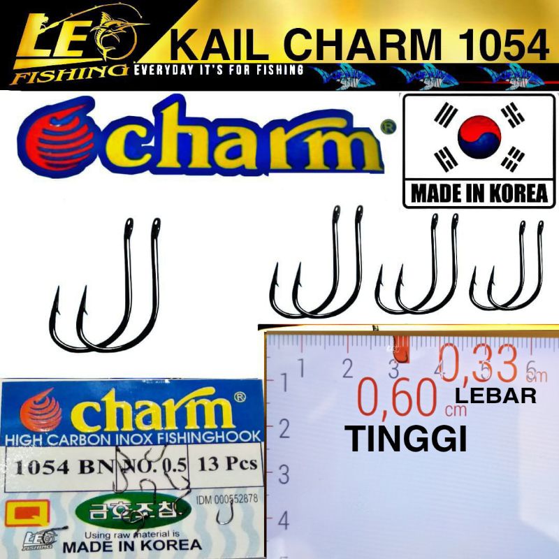 KAIL PANCING CHARM 1054 (MARUSODE) SIZE 0.3 0.5 0.8 1 2 3 4 5 6 7 8 9 10 11 12 13 14 15-0.5