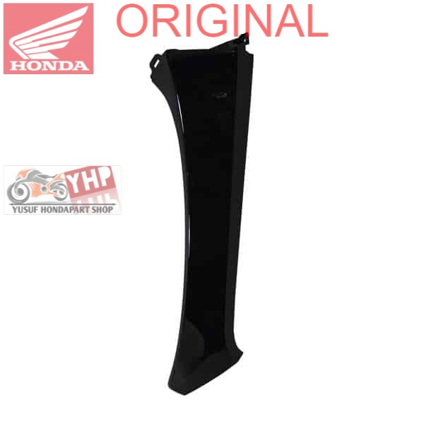 COVER kiri FRONT GARNISH hitam HONDA GENIO 64202-K0J-N00ZE ORI AHM