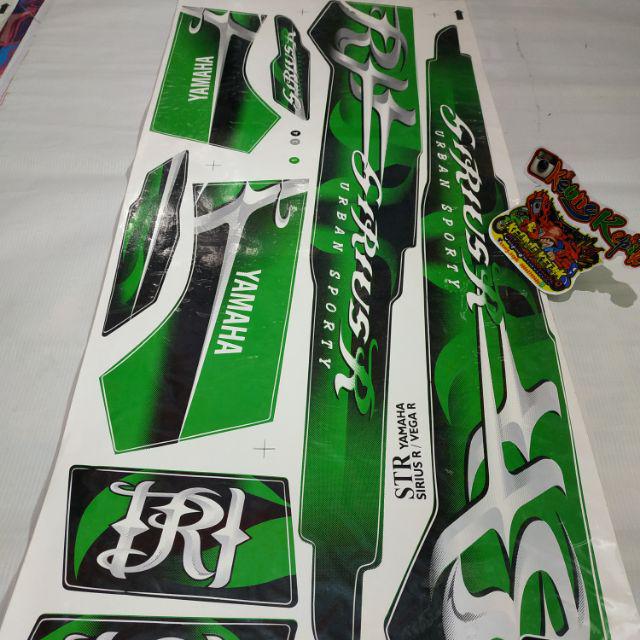 Striping Stiker Lis Variasi Motor Yamaha Vega R Motif Sirius R Urban Sporty Str Shopee Indonesia