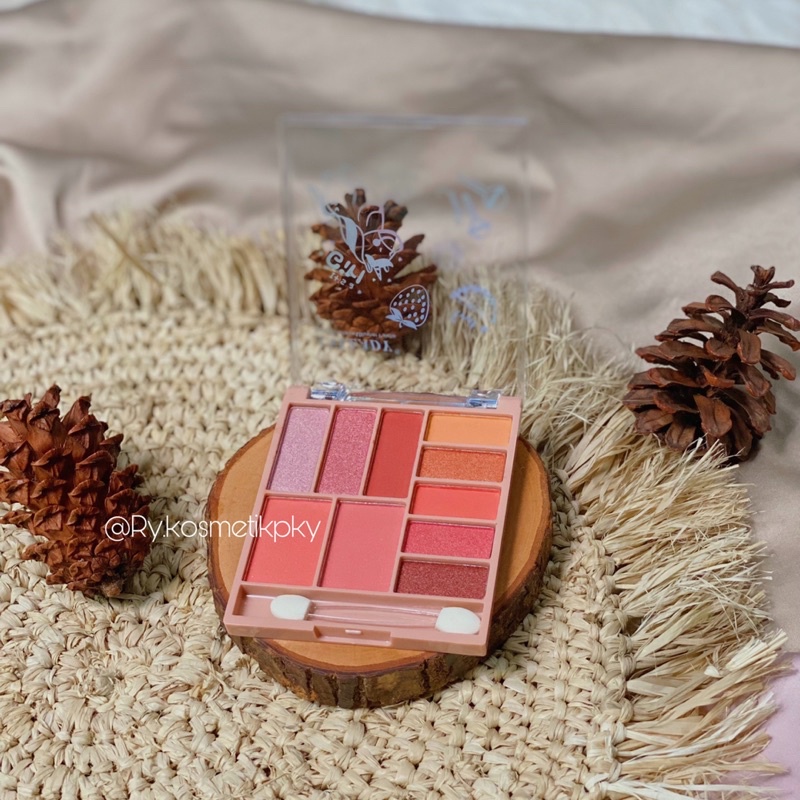 Eyeshadow + Blush On Palette Anylady Sweet