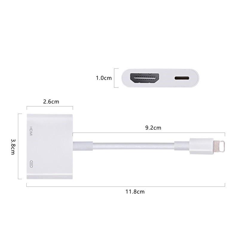 Kabel Adapter Lightning To HDMI Digital AV TV Untuk Apple