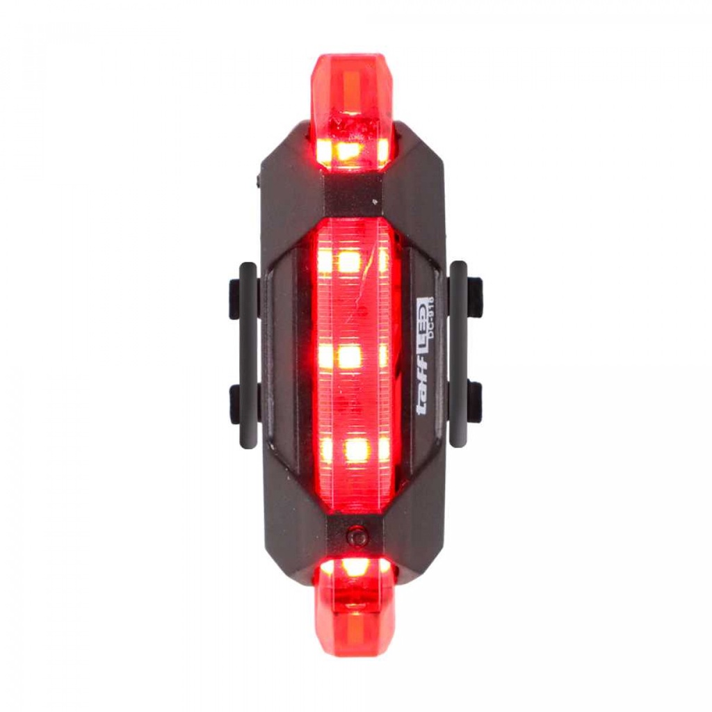 TaffLED Defensor Lampu Sepeda 5 LED Taillight Rechargeable