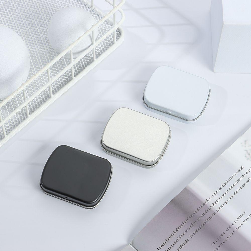 Solighter Flip Kotak Besi Rectangular U Disk Terima Wadah Jewelry Collect Storage Kit