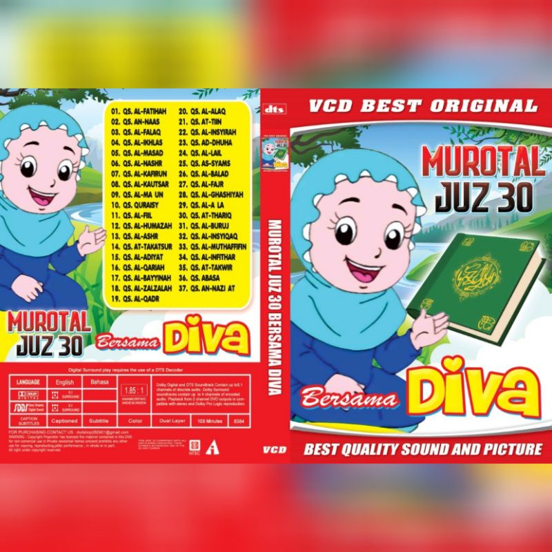 Kaset MUROTAL JUZ 30 BERSAMA DIVA - HD