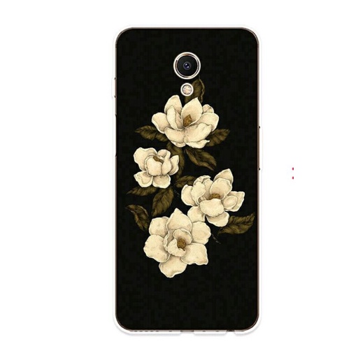 Softcase Meizu M6T / China Mobile A4s / M760 Case motif bunga bunga cantik