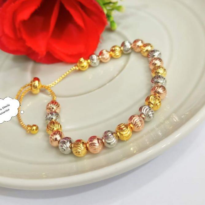 GELANG SERUT TITANIUM MODEL BIJI LADA TERBARU