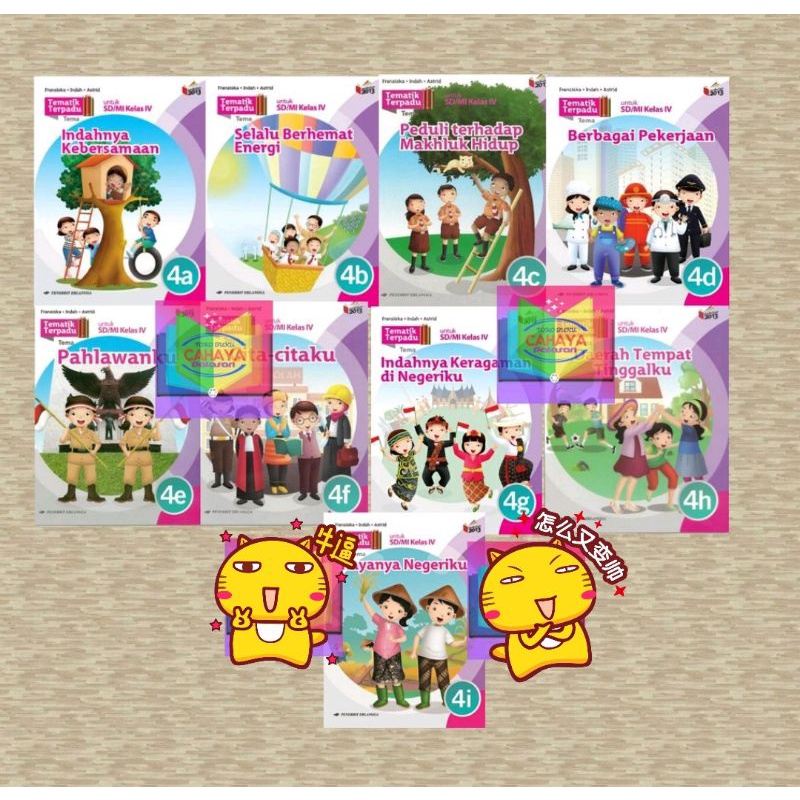 

tematik terpadu kls 4 1 set 9 buku yuk umpung promo 40%
