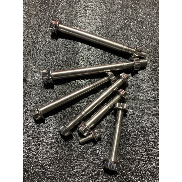 baut pangkon mesin stenlish tiger depan,set baut mesin belakang