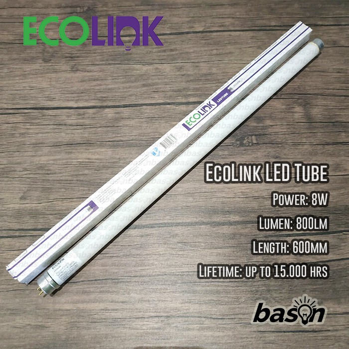 ECOLINK LED Tube 8W T8 AP IG 600mm - TL LED 220V