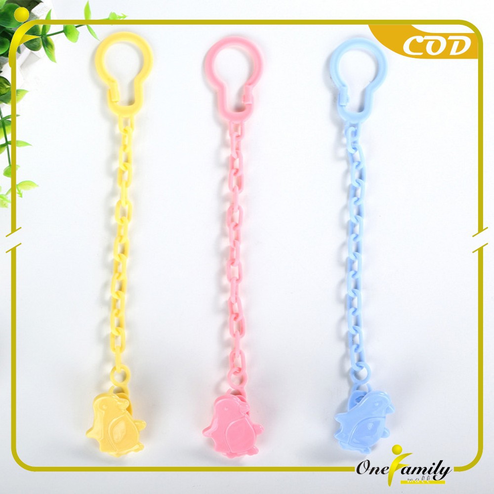 ONE-C43 Tali Gantungan Empeng Baby / Klip Rantai Penjepit Dot Bayi / Teether Clipper Pacifier Holder-4