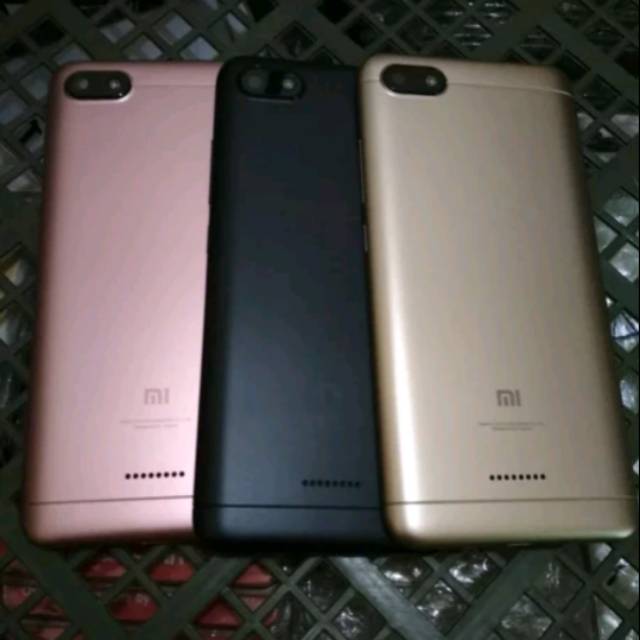 BACKDOOR BACKCOVER TUTUP BATERAI XIAOMI REDMI 6A MI6A ORIGINAL