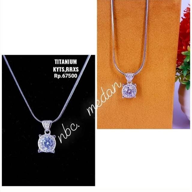 Kalung titanium,tidak luntur