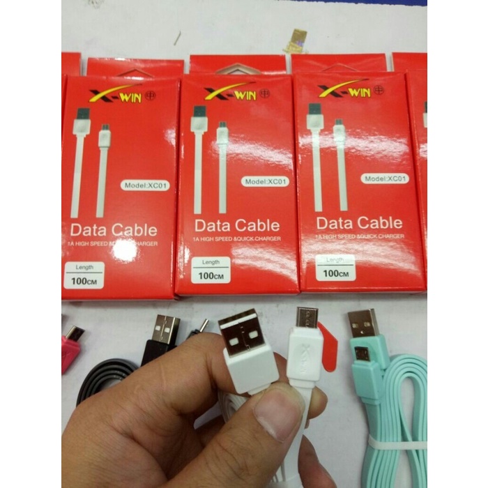 KABEL DATA GEPENG FAST CHARGING XWIN-XC01