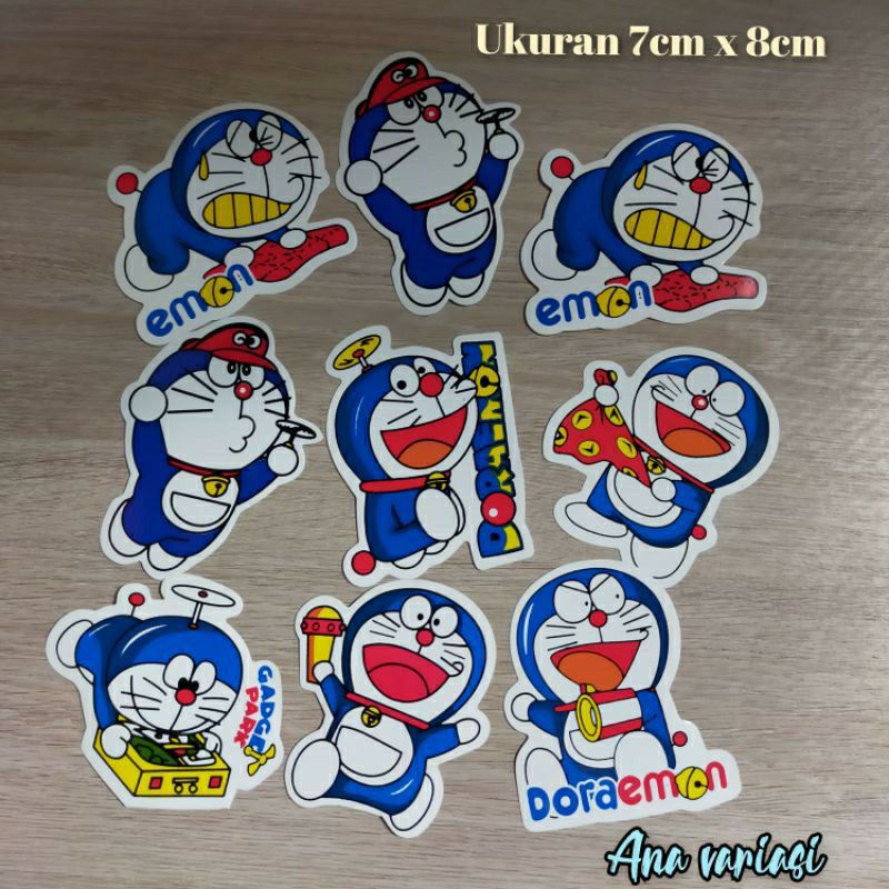 STIKER MOTOR DORAEMON STIKER DORAEMON STIKER grosir isi 100 pcs