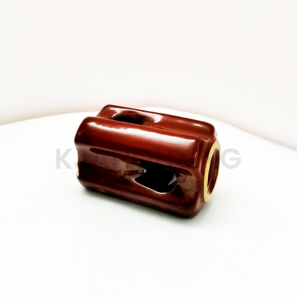 ISOLATOR BUSHING KERAMIK BELIMBING TR COKLAT KECIL