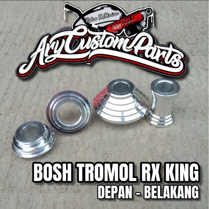 Bosh tromol depan belakang arm kaze bos as roda pnp tromol rx king depan belakang D-Tracker Scorpio 