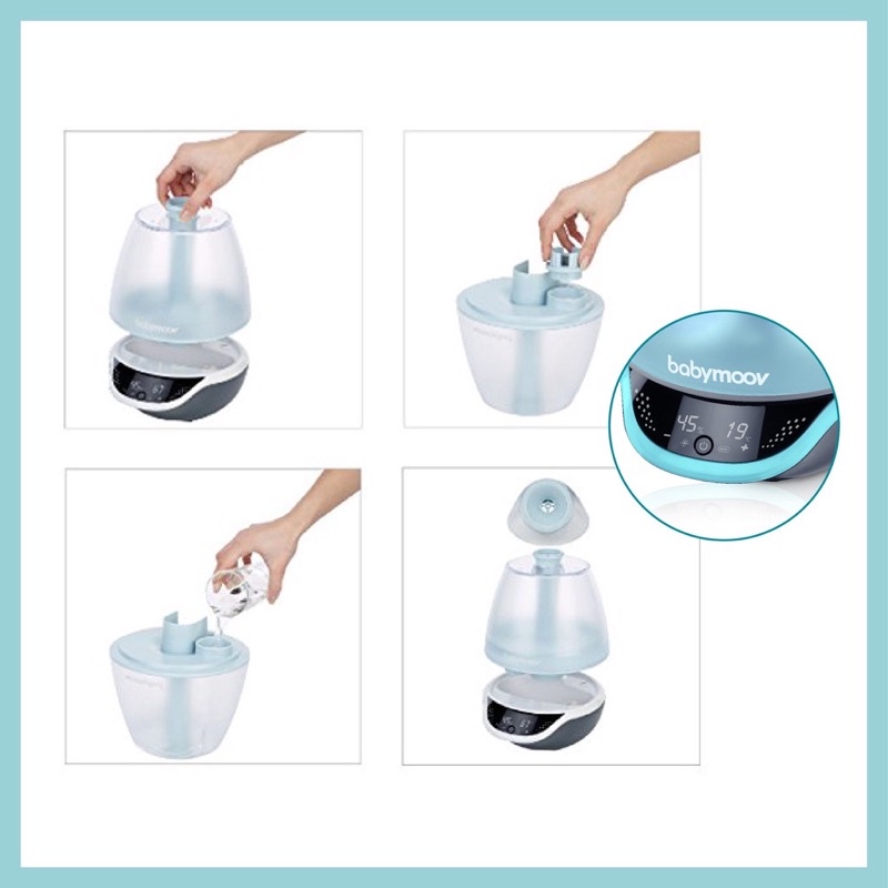 Babymoov Hygro+ Humidifier - Alat Pembersih dan Pelembab Udara