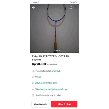 Raket hart power shot second