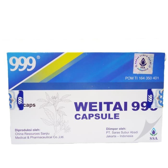 Weitai 999 Granule 20 Gr 6 S Weitai 999 Capsule 12 S Mengobati Asam Lambung Kembung Perut Panas Shopee Indonesia