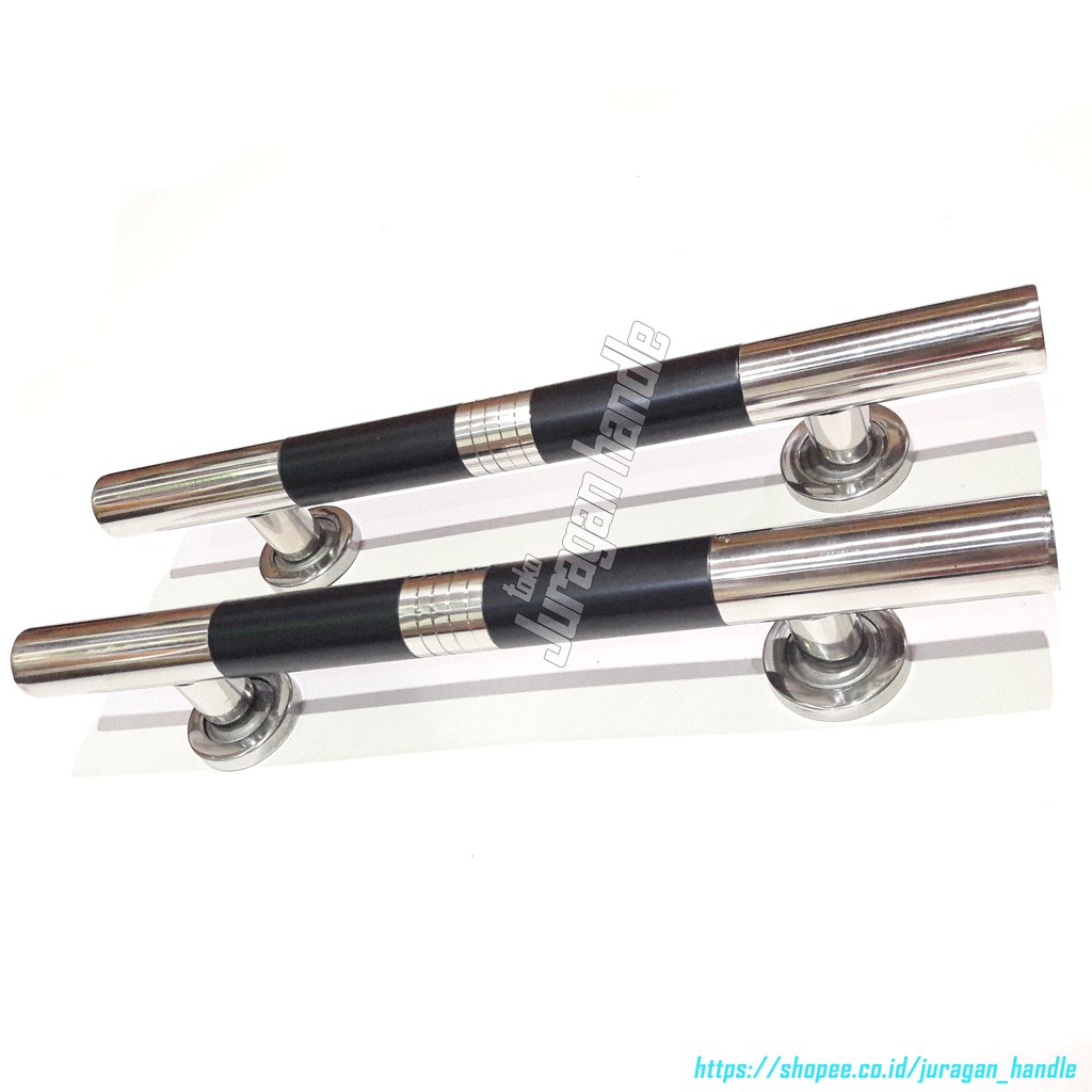 handle pintu rumah 33 cm warna hitam gagang pintu minimalis stainless tarikan pintu rumah mewah awet
