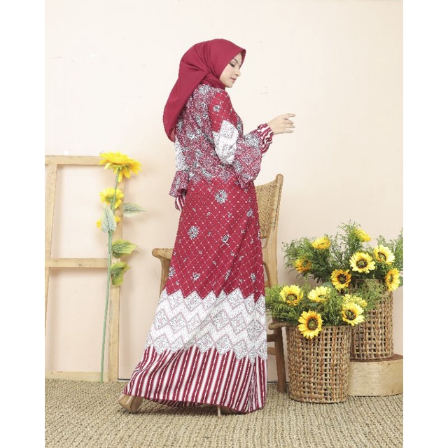 Gamis Dress Bahan Maxmara Lux berkualitas Premium