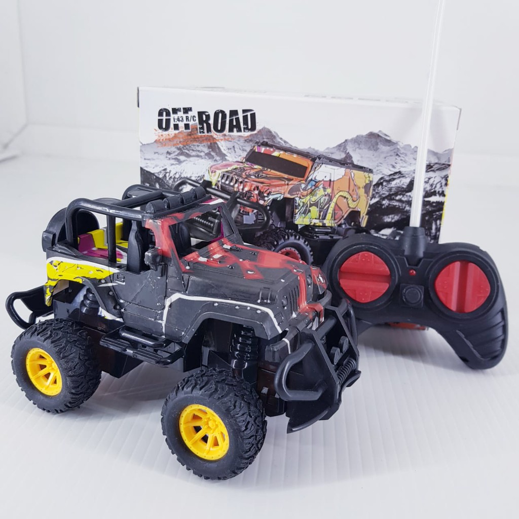 Mainan Mobil Remote Control - RC Jeep Rock Crawler