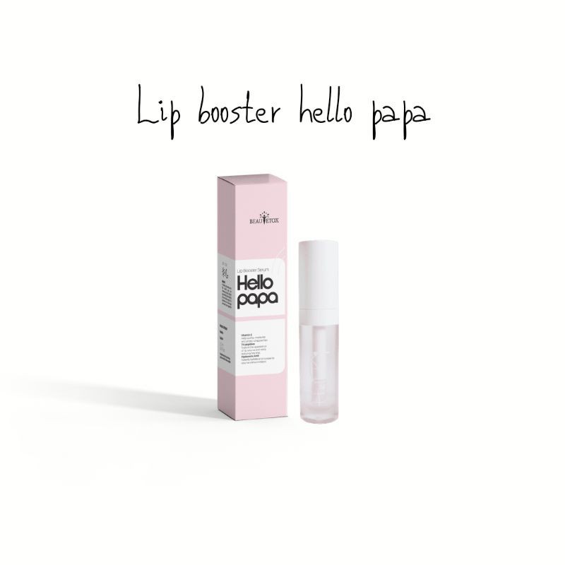 (BOSS) BEAUTETOX Hello Papa Lip Booster Serum | Water Based 3in1 Lip Tint | Pencerah Bibir BPOM - 2,5g