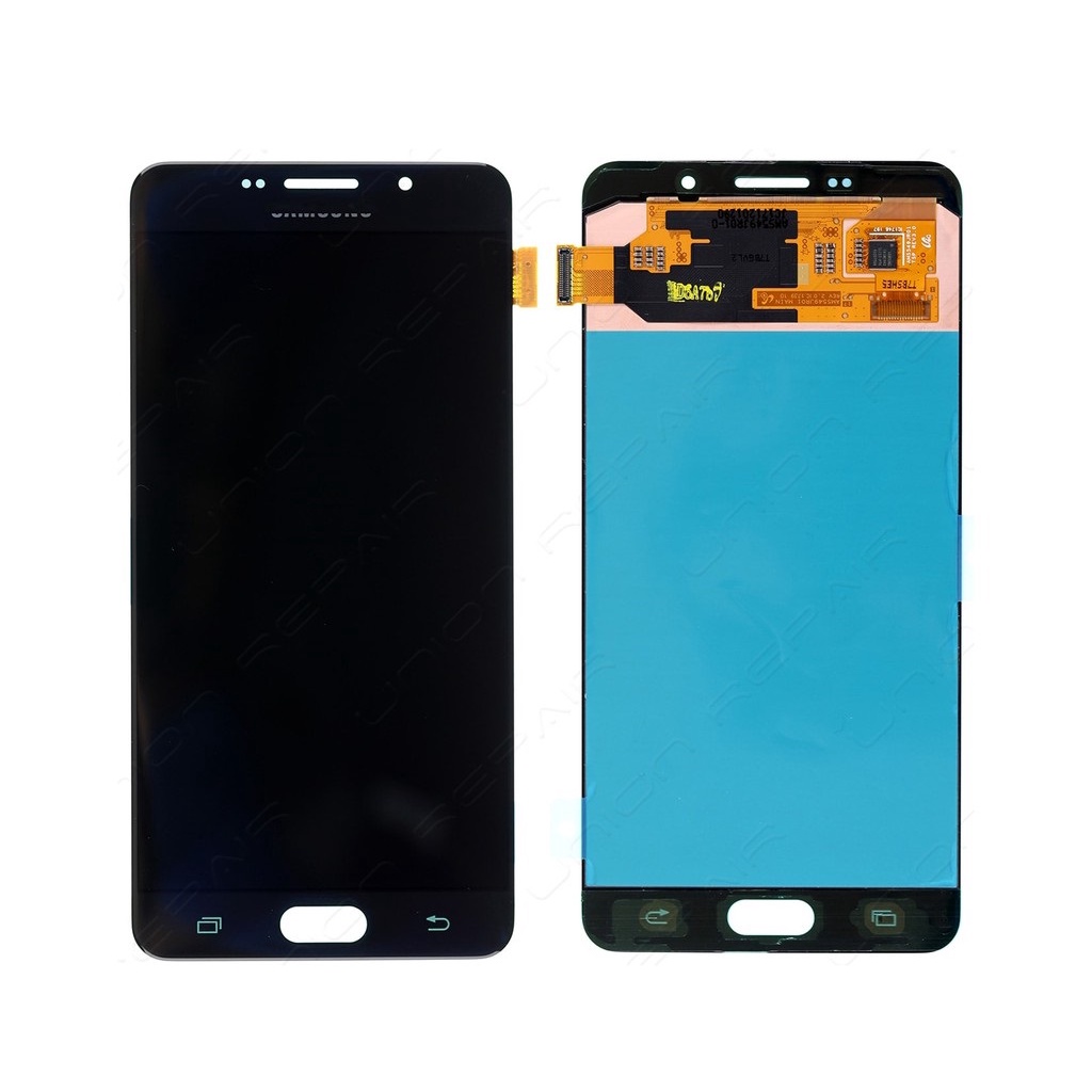 Layar LCD TS Touchscreen Fullset Samsung A7 2016 A710 A7100 AAA CONTRAS BLACK