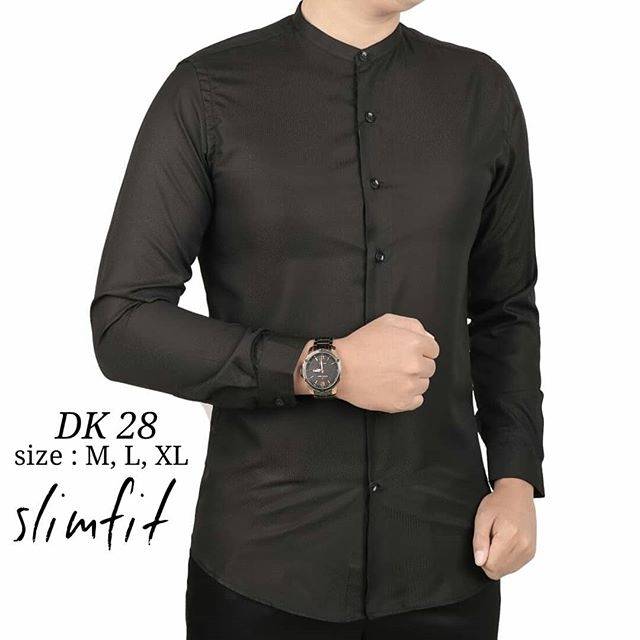 BAJU KEMEJA KOKO PRIA SLIM FIT MEWAH MODERN KOKO SLIMFIT COLIN DION DK 28