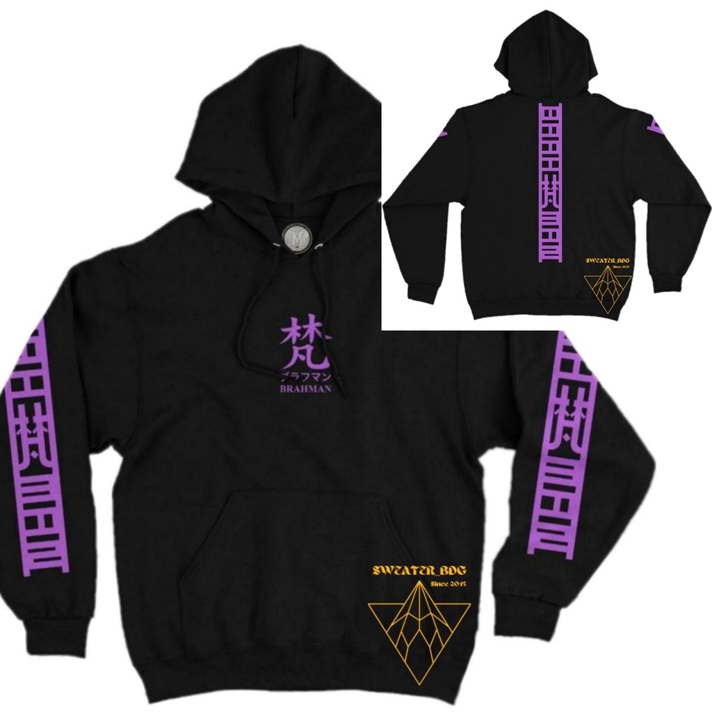 Hoodie BRAHMAN Anime TOKYO REVENGERS Jumper / Sweater BRAHMAN GENG TOKYO MANJI Oblong Bahan FLEECE T