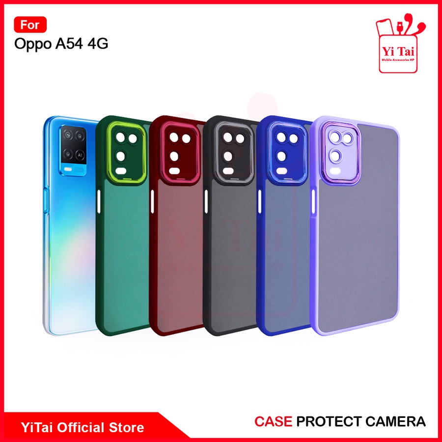 YC02 CASE YI TAI PROTECT KAMERA OPPO A57 4G 2022 A54 4G A74 4G OPPO A16 A95 4G - BDC