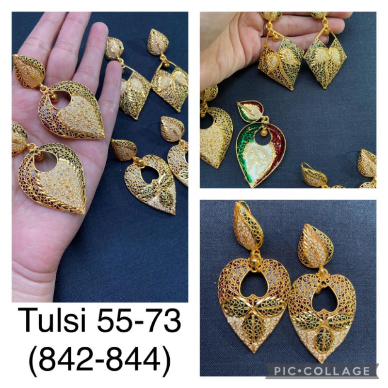 Anting India emas/ Anting fashion india/ Anting Dubai emas/Anting dubai India murah emas(55-73&90)