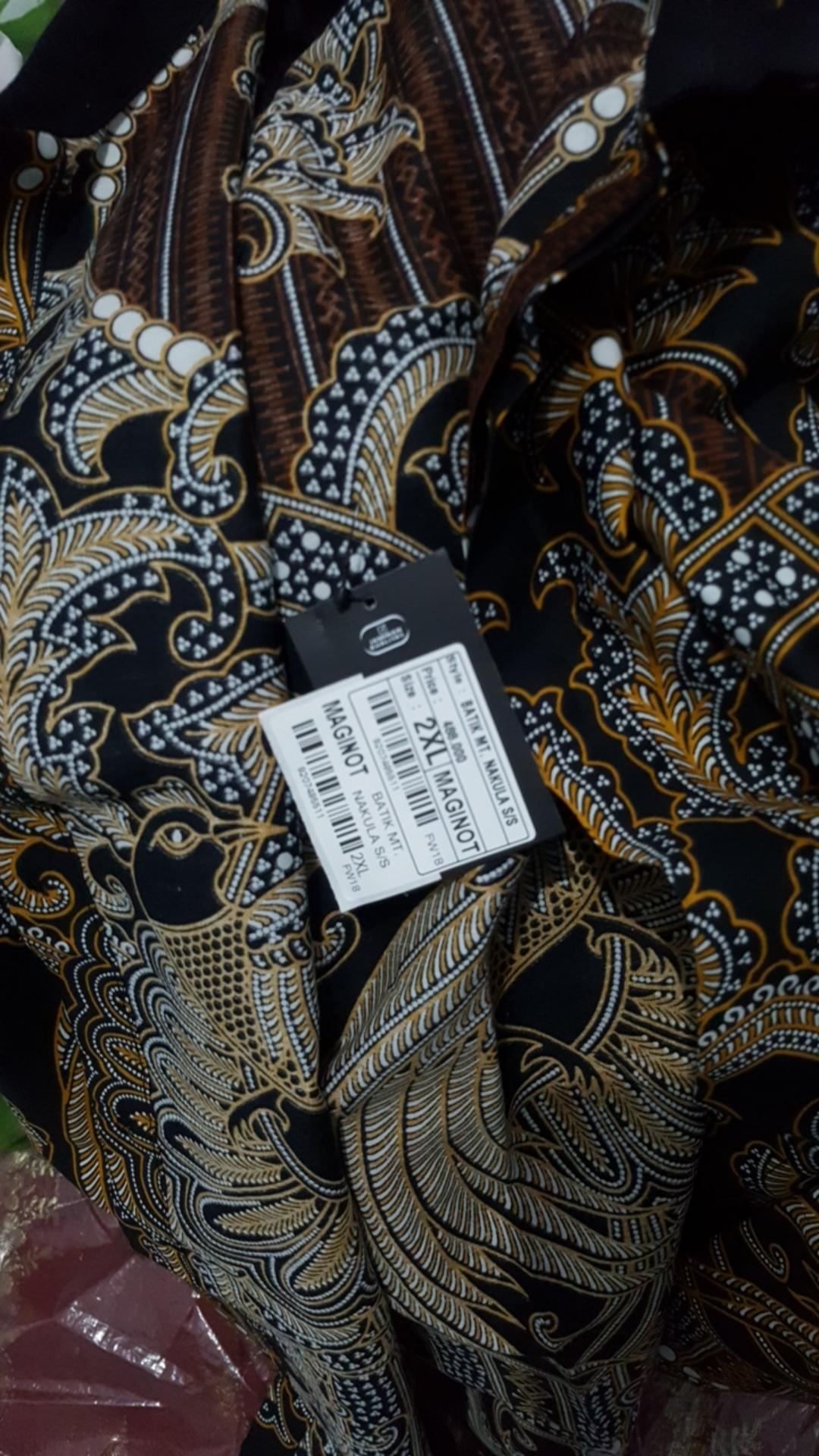 Maginot Kemeja Batik Pria Nakula-ss Lengan Pendek
