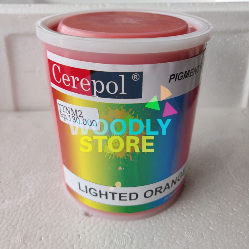 CAREPOL PEWARNA RESIN EPOXY LIGHTED ORANGE PIGMENT EPOXY RESIN 1kg