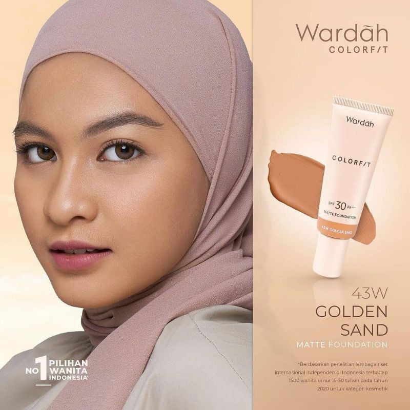 Wardah Colorfit Matte Foundation SPF30 PA +++ 25ml