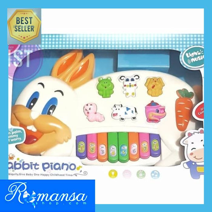 rabbit piano toy