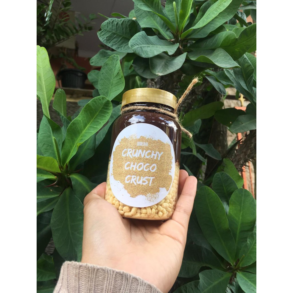 Nutri jar Cemilan Coklat  Crunchy Choco Crust Dessert in jar.