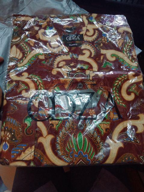 Odza Baju Batik Pria Modern Lengan Panjang