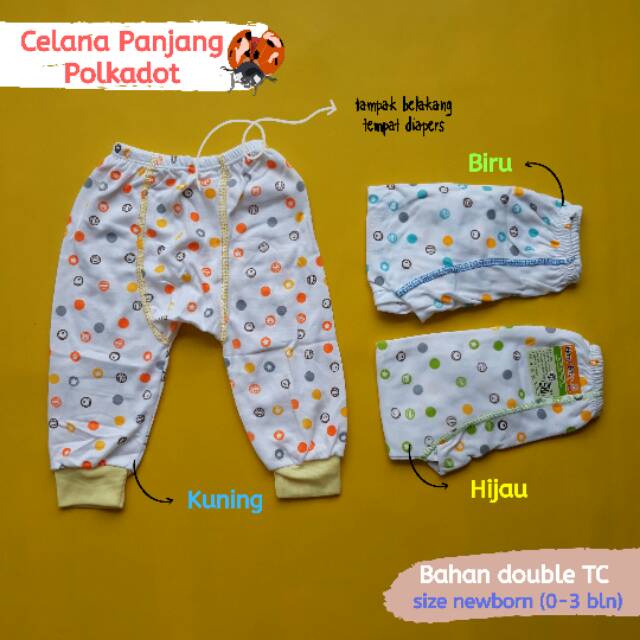 Celana panjang polkadot