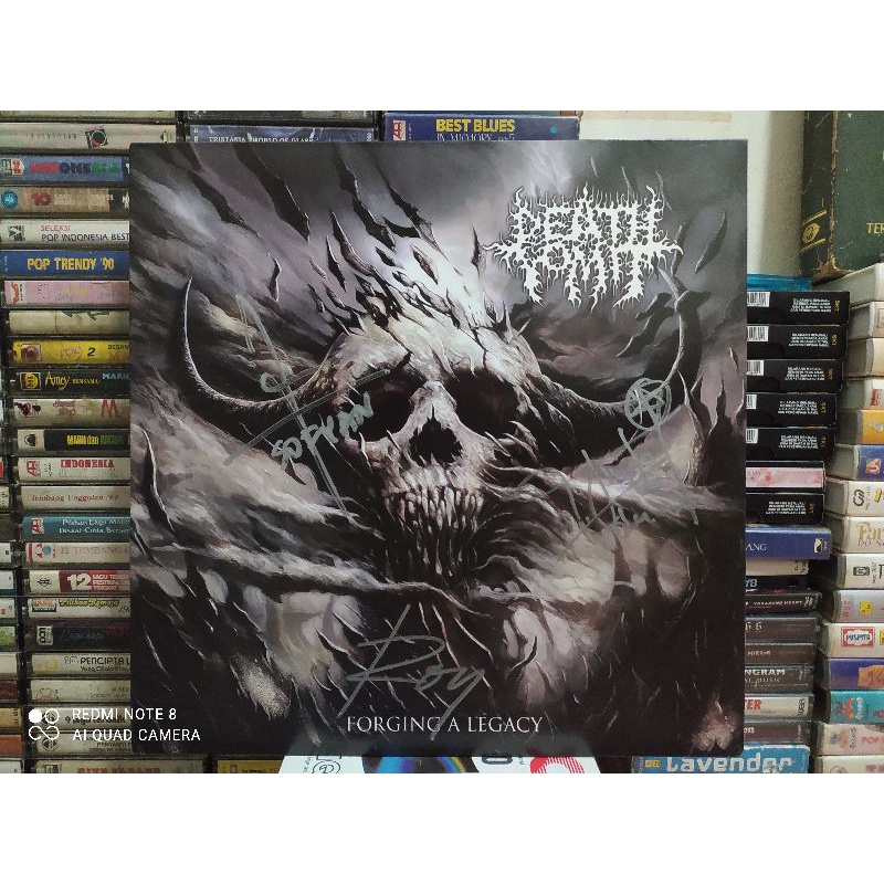 Vinyl 12 Inch : DEATH VOMIT - FORGING A LEGACY (Full Original Signed Members).