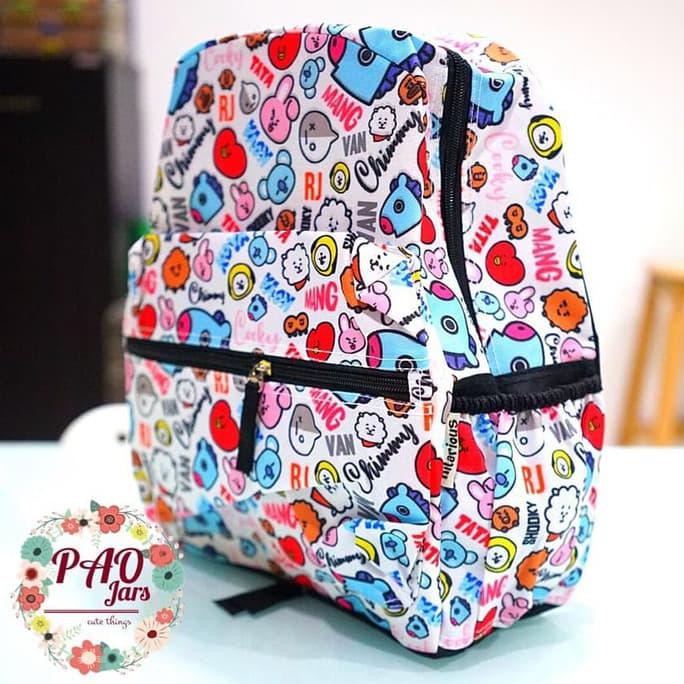 TAS BACKPACK BT21 / TAS RANSEL SEKOLAH / TAS SEKOLAH ANAK BT21