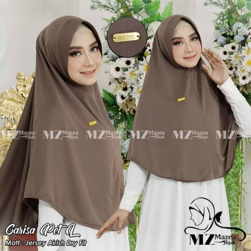 Hijab/Jilbab jersey instan CARISA PED L Ori Mazea