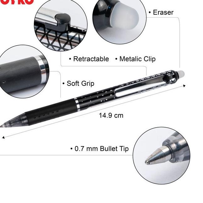 

waA8F ➳ Pen Bisa Dihapus JOYKO GP328 Cetek/Erasable Gel Pen/Pulpen Bisa Hapus ➳ Stock Banyak