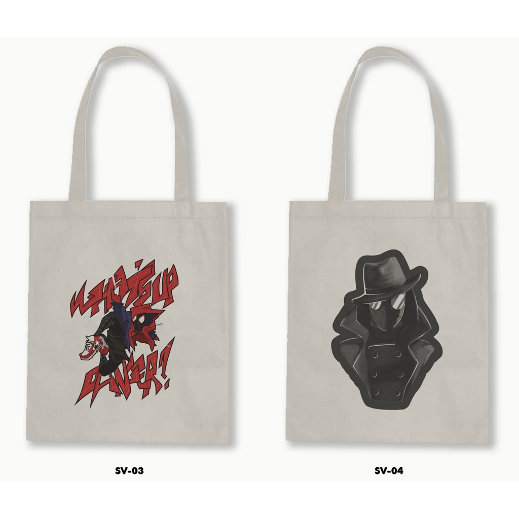 TOTE BAG RESLETING - Spider Man Into the Spider Verse