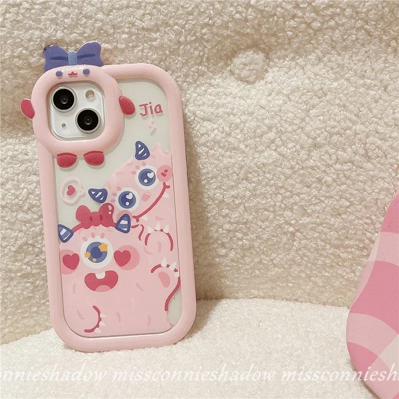 Soft Case Motif Monster Kecil Untuk IPhone 13 12 11 14 Pro MAX 7 8 6 6S Plus 11 XR 14 Plus X XS MAX SE 2020