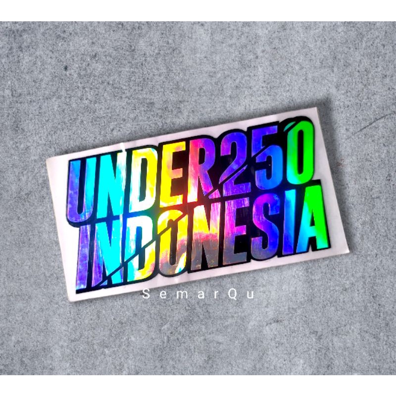 

Sticker Under250Indo Holo